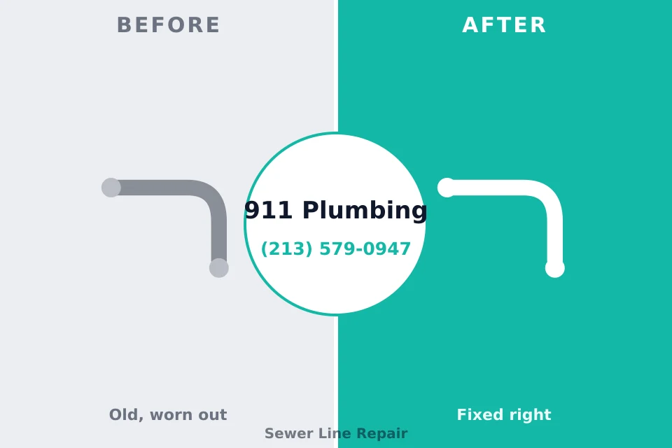 Before and after: plumbing repair Turners Falls, MA